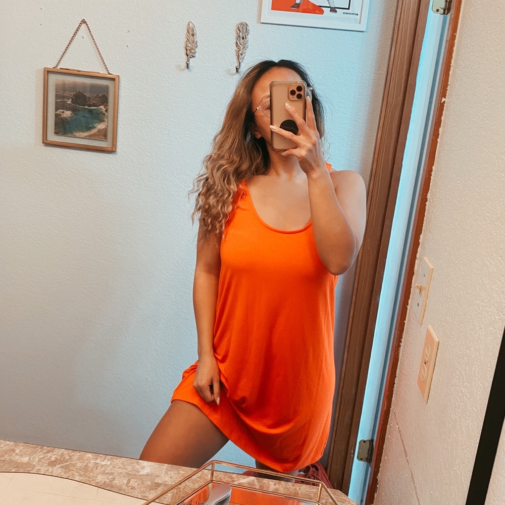 Mini Red/Orange Dress